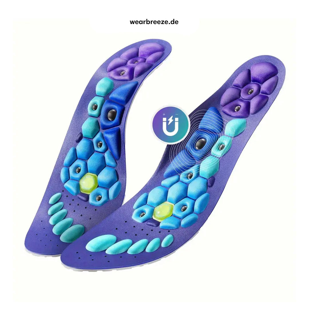 Magnetische stoßdämpfende Einlegesohlen für ganztägigen Komfort